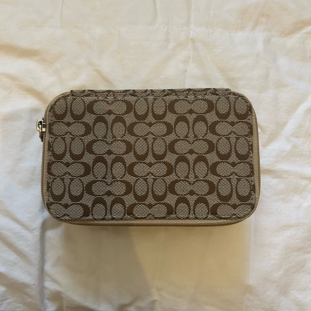 Coach Travel jewelry case